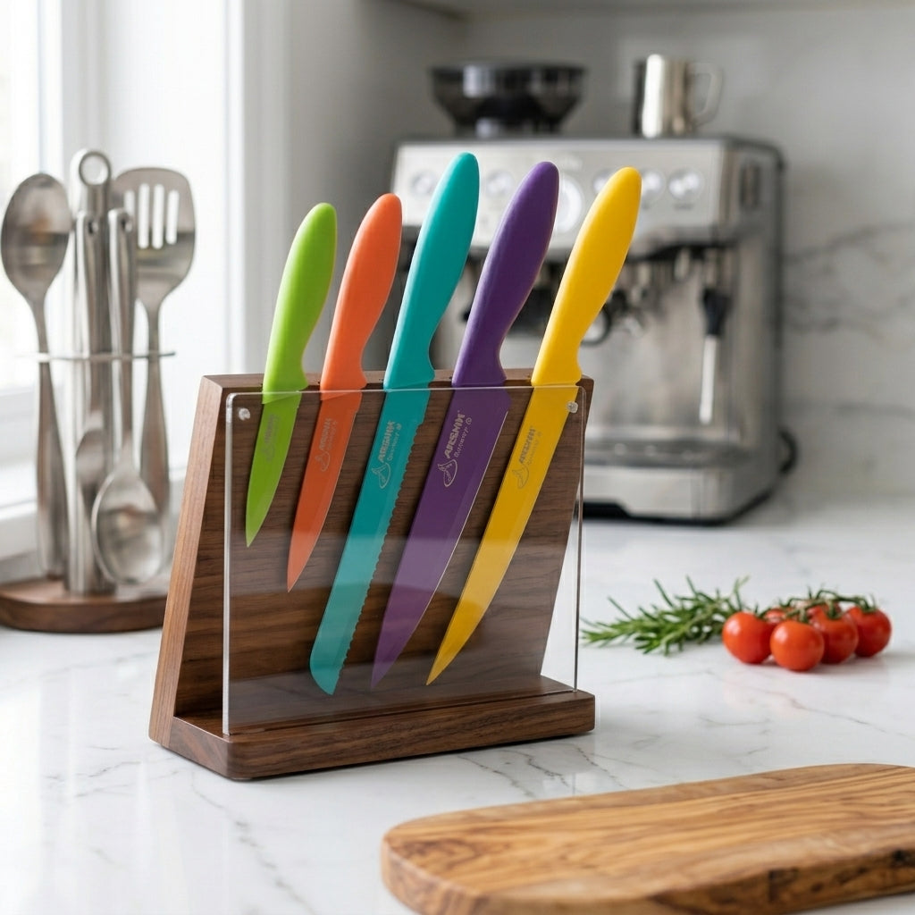 Arshia Germany 5-Piece Premium Colorful Knife Set