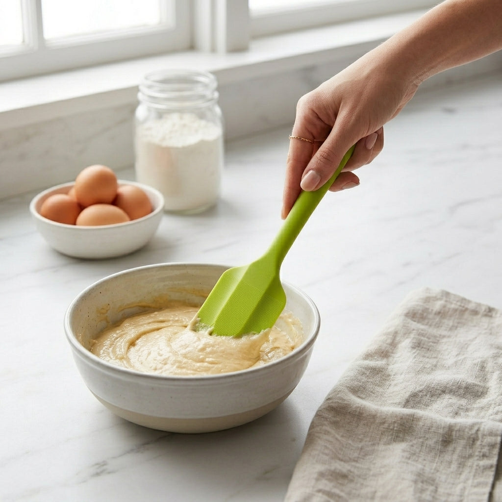 3-Piece Multicolor Silicone Spatula Set | Premium Kitchen Cooking Utensils
